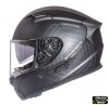 Casca integrala pentru scuter - motocicleta MT KRE SV negru mat (fibra sticla) &ndash; cu ochelari soare integrati XL (61/62cm)