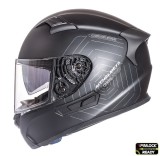 Cumpara ieftin Casca integrala pentru scuter - motocicleta MT KRE SV negru mat (fibra sticla) &ndash; cu ochelari soare integrati XL (61/62cm)