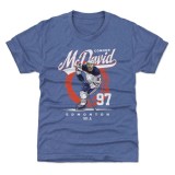 Edmonton Oilers tricou de copii Connor McDavid #97 Brush WHT 500 Level - M (8 - 9 let)