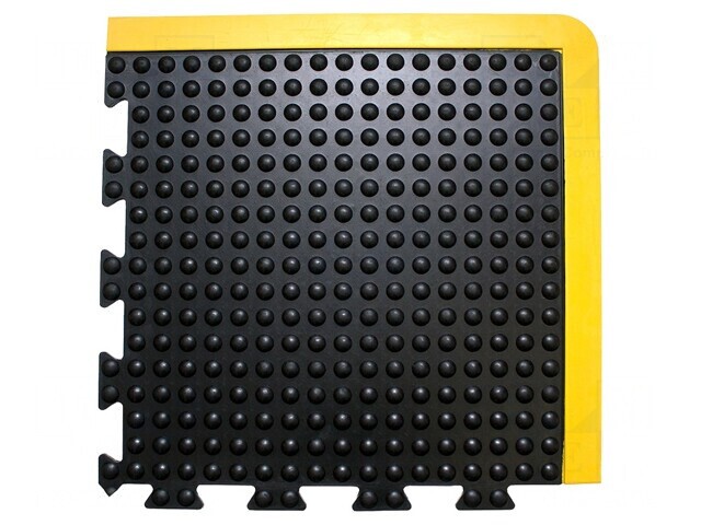 Covor Anti-Oboseală Guma Neagră 0.5m x 0.5m