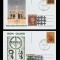 2007 Romania - set 2 carti postale cu timbre Ajutorul Legionar, comemorare 70 ani de la moartea lui Ion Mota si Vasile Marin