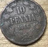 MNDSTR053 Finlanda 10 pennia 1866