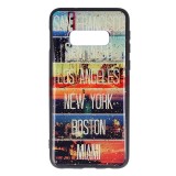Husa Samsung Galaxy S10e, UV Copy Glass, Model Cities