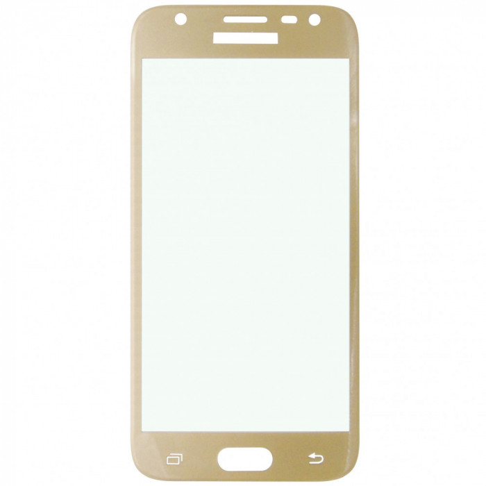 Folie sticla protectie ecran Full Face 5D margini aurii pentru Samsung Galaxy J3 2017 (SM-J330)