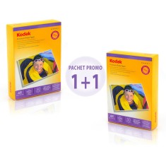 Pachet promotional 2 x 50 coli hartie Kodak 230g 10x15 cm