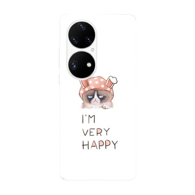 Husa compatibila cu Huawei Nova 9 model I&amp;amp;#039;m very happy, Silicon, TPU, Viceversa foto