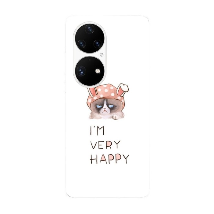 Husa compatibila cu Huawei Nova 9 model I&amp;#039;m very happy, Silicon, TPU, Viceversa