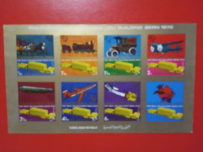 YEMEN, UPU BERN - BLOC MNH IMPERF. foto