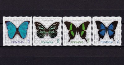 ✅RO 2023 LP 2424 &amp;quot;Fluturi&amp;quot;, serie ,MNH foto
