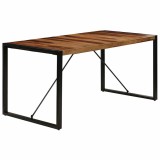 Cumpara ieftin Masa de bucatarie, 160x80x75 cm, lemn masiv de acacia