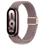 Curea smartwatch pentru xiaomi mi band 8 / 8 nfc / 9 / 9 nfc, nailon w032, lilac mist