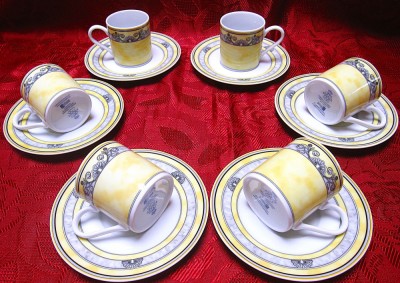 SET PORTELAN TIRSCHENREUTH BAVARIA MODEL BOUQUET CESTI CAFEA SI FARFURII foto