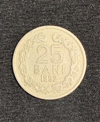 Moneda 25 bani 1952 RPR foto