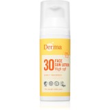 Derma Sun Lotion lotiune pentru bronzul fetei SPF 30 50 ml