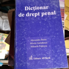 Alexandru Boroi - Dictionar de drept penal