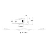 Cheder parbriz MERCEDES Clasa E W124, 12.1984-06.1996, un bandou; inferior,