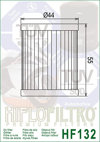 Filtru Ulei HF132 Hiflofiltro Arctic Cat , Beta , Suzuki Cod Produs: MX_NEW 7620438MA