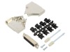 Conector D-Sub HD Mamă MH CONNECTORS 44 pini Pe cablu Lipire Drept MHDTZK25HD44FS-K