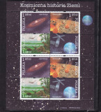 POLONIA 2004 COSMOS ISTORIA COSMOSULUI BLOC 8 TIMBRE MNH