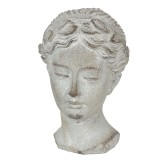 Cumpara ieftin Figurina Femeie piatra gri 12x11x17 cm
