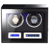 Cumpara ieftin Cutie intors ceasuri automatice iUni, Luxury Watch Winder 2 Carbon