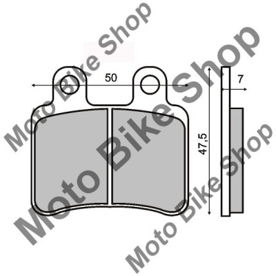 MBS Placute frana Peugeot Elyseo 125-150, Cod Produs: 225102810RM foto