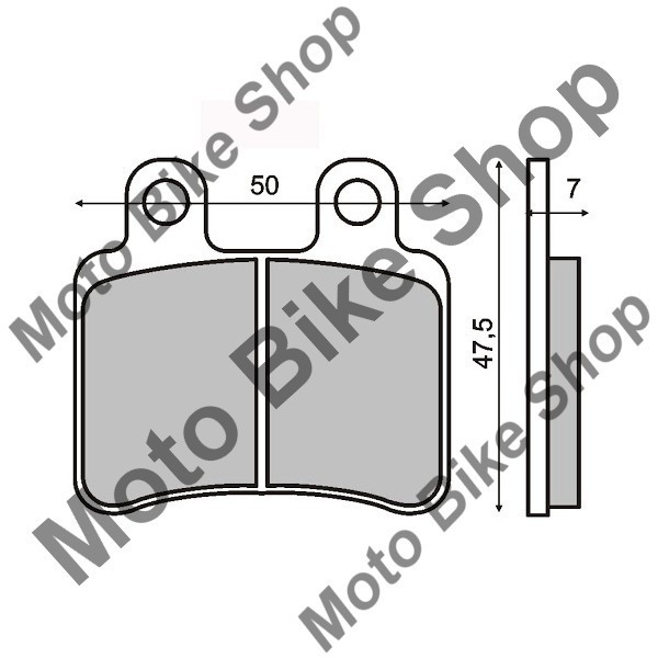 MBS Placute frana Peugeot Elyseo 125-150, Cod Produs: 225102810RM