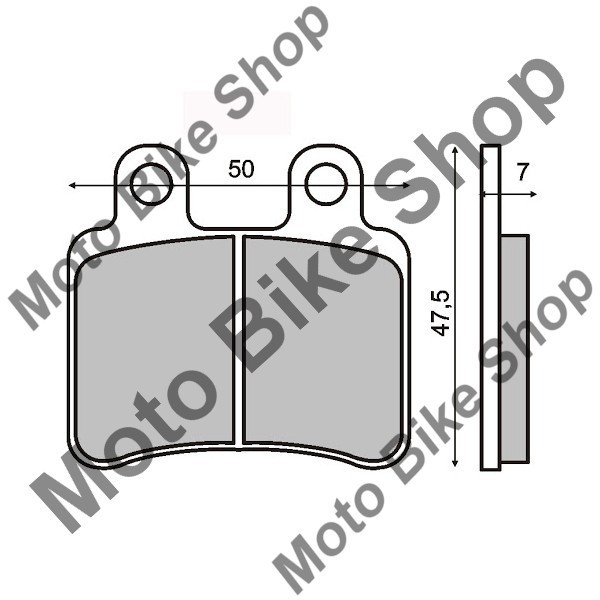 MBS Placute frana Peugeot Elyseo 125-150, Cod Produs: 225102810RM MBS Placute frana Peugeot Elyseo 125-150, Cod Produs: 225102810RM
