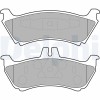 DELPHI LP1692 set placute frana,frana disc