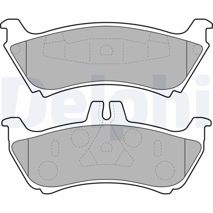 DELPHI LP1692 set placute frana,frana disc