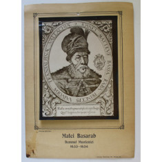 MATEI BASARAB , DOMNUL MUNTENIEI 1633 - 1654, PLANSA DIDACTICA , INTERBELICA