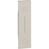 Placa controler simbol IN OUT 1M Living Now Bticino nisip KM40