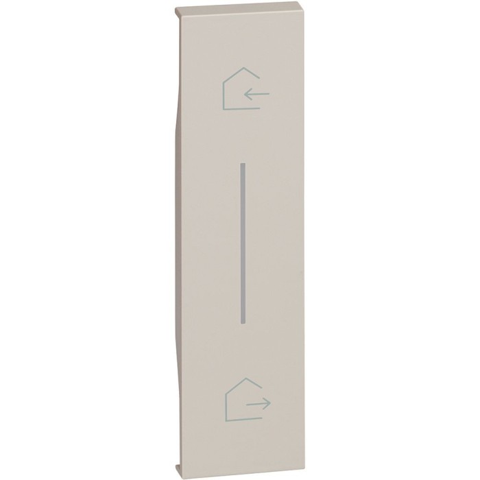 Placa controler simbol IN OUT 1M Living Now Bticino nisip KM40