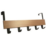 Cumpara ieftin Cuier pentru usa din lemn cu 5 agatatori