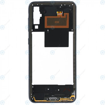 Capac mijloc Samsung Galaxy A50 (SM-A505F) negru GH97-22993A GH97-23209A foto