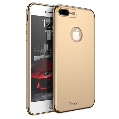 Husa IPAKY Full Protection - Luxury Thin - iPhone 7 Plus (Gold) foto
