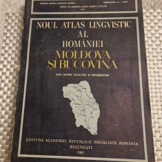 Noul atlas lingvistic al Romaniei Moldova si Bucovina