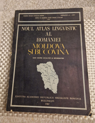 Noul atlas lingvistic al Romaniei Moldova si Bucovina foto