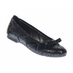 Balerini dama casual din piele naturala de cluoare neagra - ZENA2NCOL
