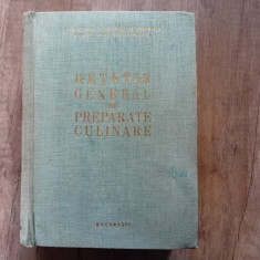 Retetar General de Preparate Culinare, 1962 foto