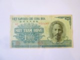 Rară! Vietnam 100 Dong 1951,bancnota din imagini la cel mai mic preț(diferență de 50 lei)