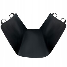 Husa bancheta auto pentru protectie si transport caini si pisici, Purlov, impermeabila, negru, 144x144 cm foto