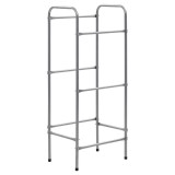 Cumpara ieftin Raft de depozitare pentru 3 lazi, argintiu, 50x33x116 cm, otel