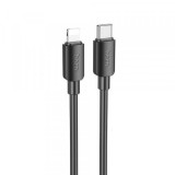 Cablu Date si Incarcare USB-C - Lightning HOCO X96, 20W, 1m, Negru, Apple