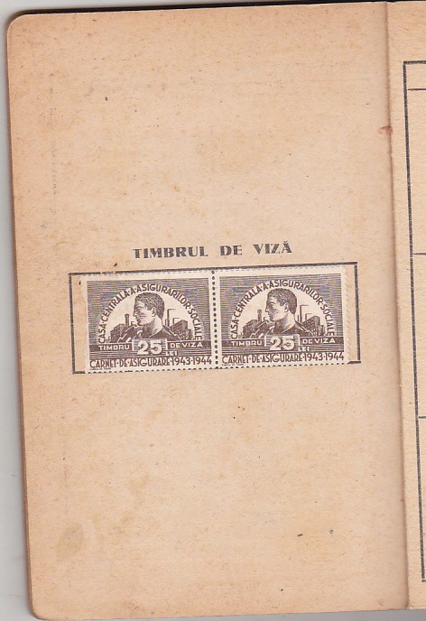 bnk div - Carnet de asigurare 1943-1946