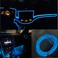 Fir neon albastru tunning auto 5 metri foto