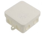 Cutie de conexiuni 75x75x36mm polietilenă