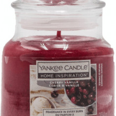 Yankee Candle Lumânare parfumată cherry și vanilie, 1 buc