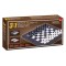 Joc table 3 in 1, Sah, Table si Dame, Cutie magnetica cu zaruri incluse, 35 x 18 x 5 cm