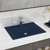 VidaXL Chiuvetă baie lux orificiu robinet albastru 60x46 cm ceramică 147023